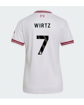 Liverpool Florian Wirtz #7 Maglia Gara Trasferta Repliche 2026-27 Donna Maniche Corte Liverpool Florian Wirtz #7 Maglia Gara Trasferta Repliche 2026-27 Donna Maniche Corte